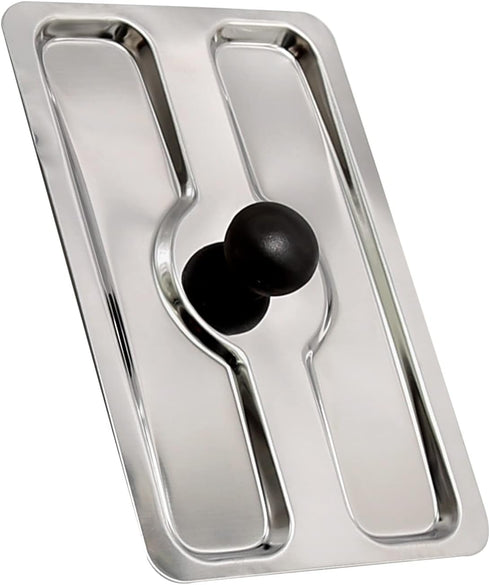 Toaster Dust Cover, Stainless Toaster Appliance Top Cover, Steel Electric Bread Maker Upper Cover for Bread Machine