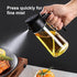 16oz Oil Dispenser Bottle for Kitchen - 2 in 1 Olive Oil Dispenser and Oil Sprayer - 470ml Olive Oil Bottle - Oil Sprayer for Cooking, Kitchen, Salad, Barbecue Black by TrendPlain
