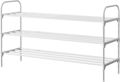 Kitsure Shoe Rack - 3-Tier Space-Saving Shoe Organizer & Shoe Shelf with