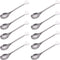 Mini Dessert Spoons Set of 10, 4.5-Inch Stainless Steel Demitasse Spoons for Dessert, Tea, Appetizer
