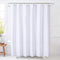 YOSTEV Waterproof Polyester Bathroom Shower Curtain Liner, 54 x 78 Inches, White, with Grommets and Magnets