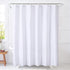 YOSTEV Waterproof Polyester Bathroom Shower Curtain Liner, 54 x 78 Inches, White, with Grommets and Magnets