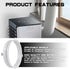 Air Conditioner Exhaust Hose Connector, ABS Adjustable Duct Interface Fitting Adapter