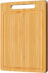 Bamboo Cutting Board, Wooden Cutting Boards for Kitchen, Wood Double Sided Food-Grade