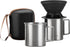 Portable Pour Over Coffee Maker Set, Collapsible Silicone Dripper, Perfect for Travel, Camping, Outdoors