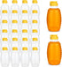 SkyJourney 24 Pack honey bottles squeeze 16 oz,Refillable Food Grade Honey Container,Bottles With