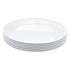 Amazon Basics Melamine (Plastic) Plate, 6 Piece Set, 10.5 in, White (Previously AmazonCommercial)