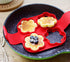 Flip N Cook Silicone Pancake Mold, 2pcs (Flower + Square)