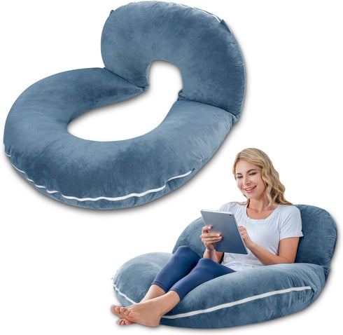 INSEN Reading Pillow, Back Pillow for Sitting in Bed for Reading, Nurse