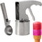 JIANWEI Ice Cream Scoop Set, Stainless Steel Ice Cream Ball Making Spoon, Old