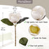 FlorisDecor 6 Stems Real Touch Creamy White Magnolia Flowers for Vases, Artificial Realistic Magnolia Large Flowers