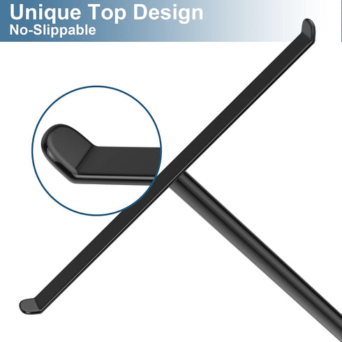 Towel Rack T-Shape Hand Holder for Bathroom, Lightweight Bathroom Racks, Kitchen Black Holder, Stainless Steel Counter