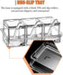 V·RESOURCING Clear Seasoning Box, 3 Pieces Spice Pots Storage Container for Spice, Salt, Sugar, Liquid Condiment Jars