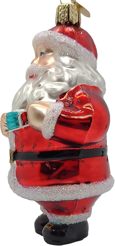 Old World Christmas Ornaments - Santa Revealed Glass Blown Ornaments for Christmas Tree