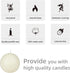 Ball Candles, 4 Inch, Pale Ivory