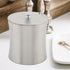 Sugar Bowl Seasoning Jar Condiment Pot Stainless Steel Seasoning Pot Spices Container with Cover Spoon Sugar Pot Kitchen Gadgets for Salt Sugar Pepper by Natudeco