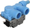 PP Double Head Water Inlet Valve Replacement Accessories for Washing Machine (110-120V)
