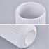 8 inch Countertop, White Ceramic Flower Vase for Pampas Grass, Small Decorative Centerpiece Ribbed Vase for Dining