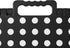 18" Casafield Folding Step Stool with Handle, Black - Portable Collapsible Small Plastic Foot Stool for Adults - Use