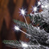 20 200LED Fairy Lights Plug in, Feet Cool White Silver Wire Firecracker Firefly Lights with Remote, Waterproof Copper