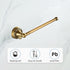 Antique Bronze Brass Hand Towel Bar, Rustproof Wall Mounted Towel Rack Hanger with Pattern Carving Design
