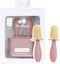 ezpz Tiny Pops (Blush) - 4 Months+ - Popsicle Mold Set with