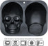 JETKONG Extra Large Silicone Skull Cake Mold, Haunted Skull Baking Cake Pan for Halloween and Birthday Party