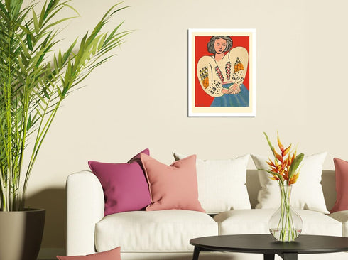 Romanian Blouse (La Blouse Roumaine) - Fine Art Matte Paper Print from Original Color Lithograph by Henri Matisse