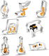 Music Note Cookie Cutter Shapes Set, 8 Pieces Stainless Steel for G Clef, Eighth Note, Piano, Violin, Guitar