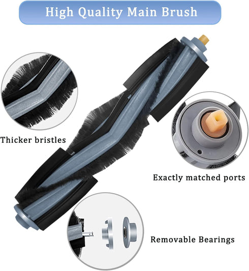 Accessories Kit for Ecovacs Deebot T20 Omni, Replacement Parts including Main Brush and HEPA Filters