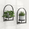 PEKGRIL 2 Pack Wall Plant Holders, Metal Window Planters Shelves, Indoor Plants