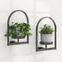 PEKGRIL 2 Pack Wall Plant Holders, Metal Window Planters Shelves, Indoor Plants