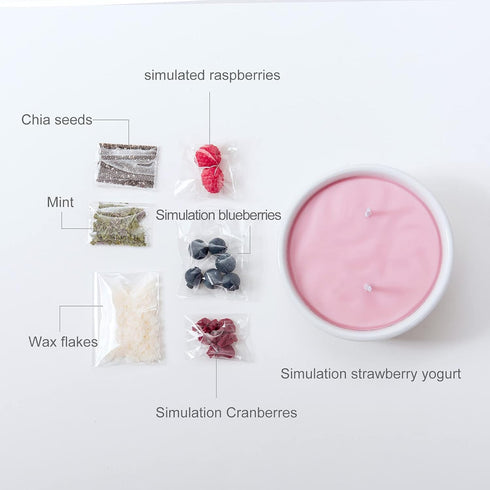 Smoothie Yogurt Bowl Scented Soy Candle Morning Ritual Gift for Your Lovers Friends