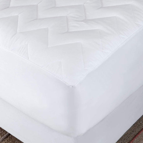 13" Waterguard Quilted Cotton Mattress Pad - Full XL Size - Soft, Comfortable, and Fluffy Mattress Pad - Waterproof