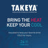 Takeya Actives Kids Water Bottle with Straw Lid - 14 oz Stainless-Steel Double Wall Insulation - Blush