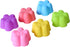 Magik 36 PCS Reusable Non-stick Silicone Mini Baking Muffin Cupcake Chocolate Cups (Assorted Flowers)