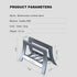 Cutting Board Holder, Auto Width Adjustable Stand for Countertop Kitchen Cabinet, Gray