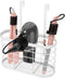Hair Dryer Holder - 3 in 1 Hair Tool Organizer, Adjustable Height Wall Mounted for Hair Dryer, Flat Irons, Curling Wands