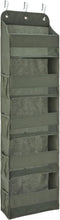 Amazon Basics 5 Tier Over the Door Hanging Shoe Organizer, Large Capacity,