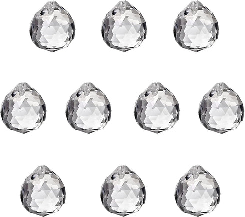 30MM Clear Glass Crystal Prism Pendat Suncatcher Chandelier Parts Lamp Light Pendants