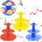 3 Pack 3-Tier Colorful Round Cardboard Cup Cake Holder Stand, Reusable Dessert Tower for Events
