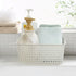 Idomy 6-Pack Plastic Storage Bins, Rectangle