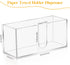 AFOROEOA Countertop Acrylic Paper Towel Dispenser, Clear Trifold Napkin Holder, Suitable for Z-fold, C-fold