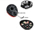Honbay Ladybug Shaped Portable Corner Desk Vacuum Cleaner, Mini Cute Dust Sweeper
