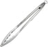 Chef Craft Premium Silicone Cooking Tongs, 12 Inch, Gray