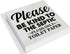 Country Only Flush Toilet Paper Wood Box Sign Decor Desk Sign Be Kind to the Septic Wooden Box Block Sign Rustic Home Bathroom Shelf Wall Decoration by YIDOU