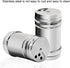 Stainless Steel Sugar Shakers, Dust-proof Spice Salt Pepper Organizer Container