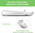 Ice Cream Scoop, 7 inches Nonstick Anti-Freeze Aluminum Scooper Spoon, Heavy Duty Design for Gelato, Cookie Dough,