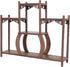 Wood Display Stand, Antique Wooden Display Shelf, Freestanding Small Bookshelf Desk Organizer for Home Office