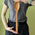FAAY 18 Inches Large Wooden Spoon, Heavy Duty Long Handle Spoon for Big Pot Stirring, Mixing, Cooking